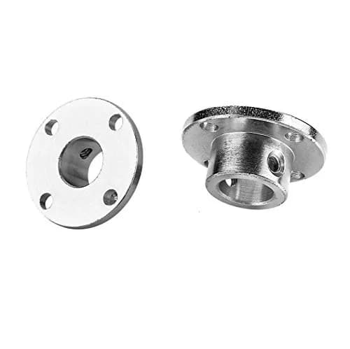 daier 12mm Flange Coupling Connector Set with Hex Wrench | 4-Piece Alloy Steel Rigid Shaft Coupler thumbnail 3