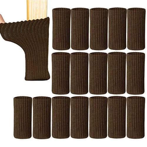 UrsoKuz Furniture Leg Socks 24PCS | Non-Slip Knitted Chair Protectors for Hardwood Floors, Girth 2.7"-7" | Reusable Floor Protectors thumbnail 1