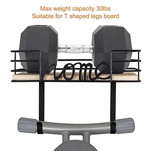TJ.MOREE Ironing Board Hanger Wall Mount with Wooden Basket & Hooks | Space-Saving Laundry Organizer thumbnail 6