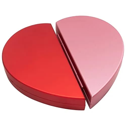 wonuu Engagement Ring Box, Heart Shaped Rose Box with Flannel Lining | Surprise Jewelry Storage Holder for Proposal, Engagement, Wedding Gift (Pink) thumbnail 4