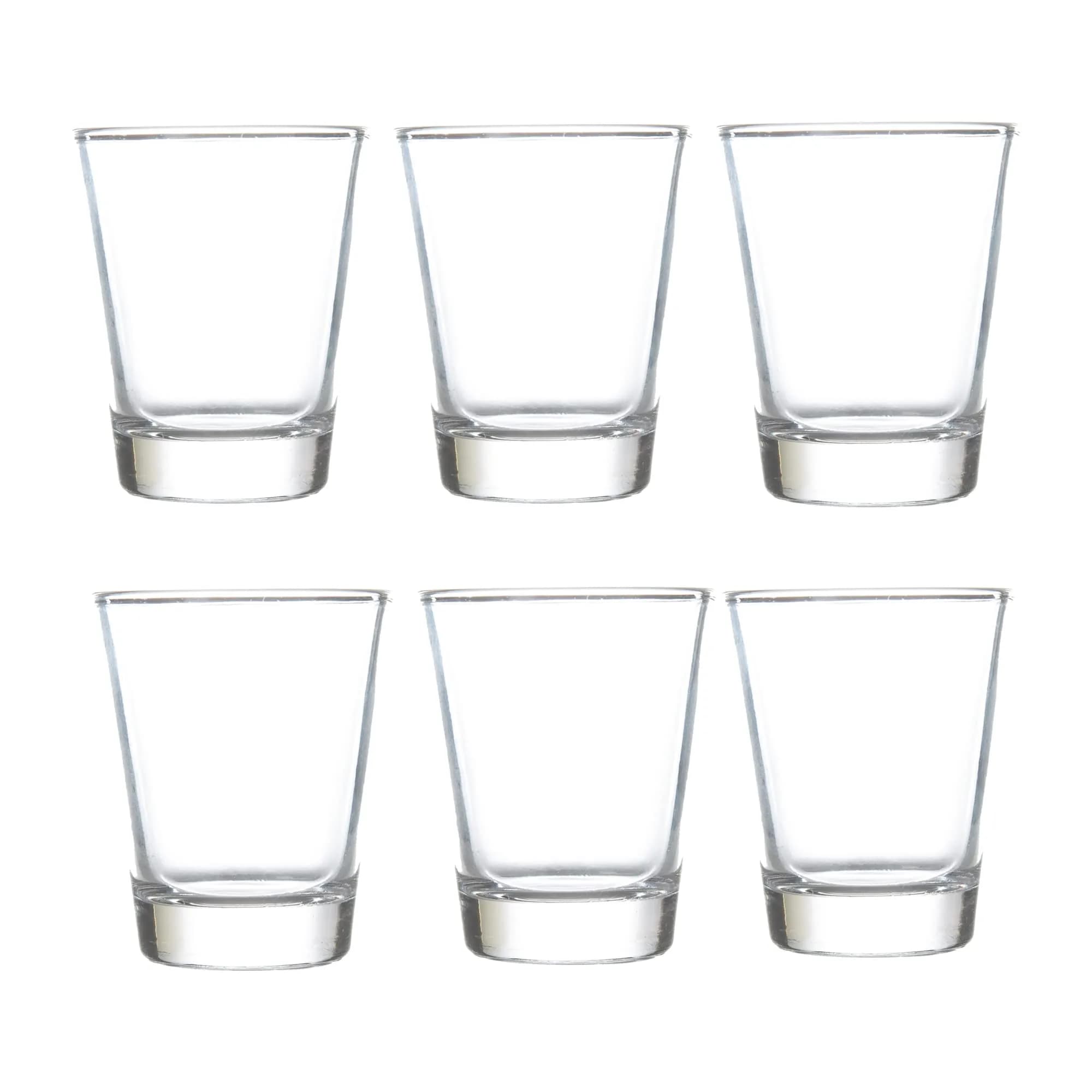 Burns Glass Heavy Base Shot Glass Set 1.75 Oz | Durable & Elegant - main product image