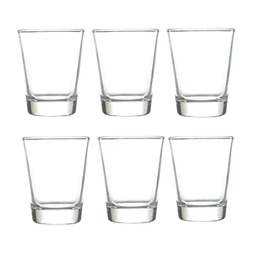 Burns Glass Heavy Base Shot Glass Set 1.75 Oz | Durable & Elegant thumbnail 1