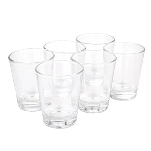 Burns Glass Heavy Base Shot Glass Set 1.75 Oz | Durable & Elegant thumbnail 6