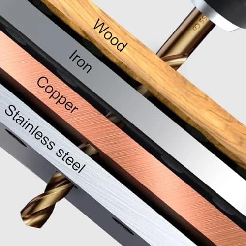 Sipery M35 Cobalt Drill Bit Set 8mm | High Speed Steel Jobber Length, 5 Pack, for Steel & Hard Metals thumbnail 5
