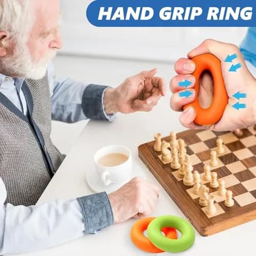 roygra Grip Strength Trainer (8 Pack) | Hand & Finger Exercise Devices for All Ages thumbnail 4