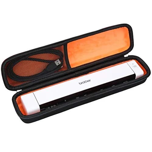 Mchoi Orange Portable Scanner Carrying Case for Brother DS-640/DS-740D/DS-940DW, 240g (0.53 lb) | Protects Scanner & Accessories thumbnail 1
