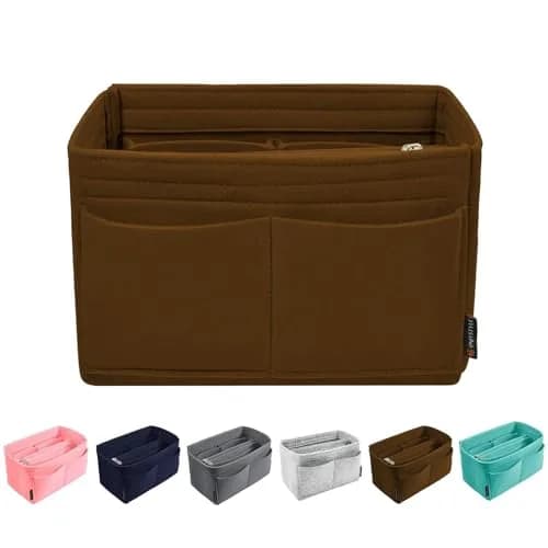 OMYSTYLE Dark Brown X-Large Felt Organizer Insert | 13 Pockets, 200g thumbnail 1
