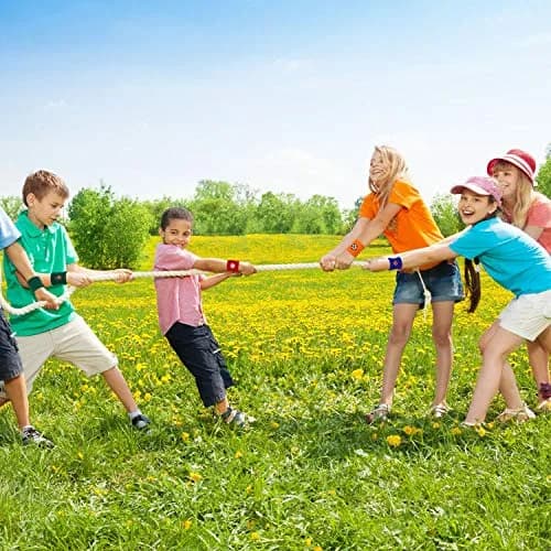 Gejoy 24 Pieces Sports Wristbands for Kids | Colorful Sweatbands for Kids & Sports Fans thumbnail 4