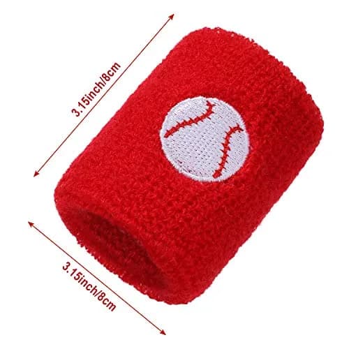 Gejoy 24 Pieces Sports Wristbands for Kids | Colorful Sweatbands for Kids & Sports Fans thumbnail 3