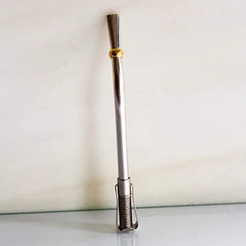 Circle of Drink Belgrano Stainless Steel Yerba Mate Bombilla 16cm | Filtered Tea Straw with Microfiber Cloth thumbnail 1