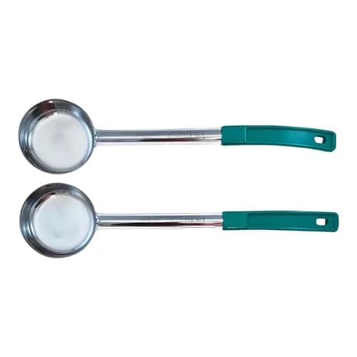 Habanerofire 4 oz (118 ml) Solid Stainless Steel Portion Control Ladle Spoodle - Pack of 2 | Commercial Grade for Soups & Sauces thumbnail 1