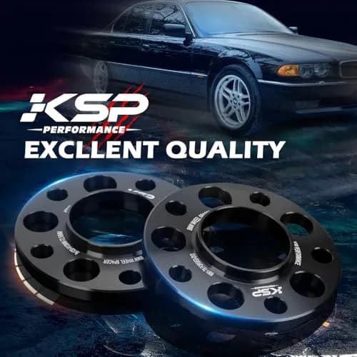 KSP 5X120mm Wheel Spacers 12.7mm Hubcentric Forged Aluminum for BMW 318i 328i 525i 7 Series | Improve Fit & Stance thumbnail 6