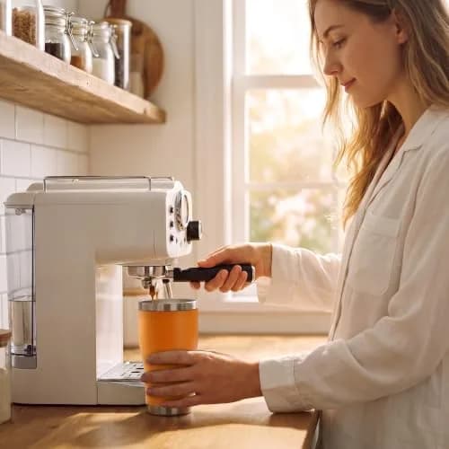 HASLE OUTFITTERS 20 oz Stainless Steel Tumbler with Lid | Vacuum Insulated, Orange, 1 Pack thumbnail 7