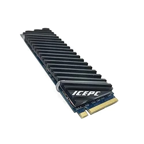 icepc M.2 Heatsink for PS5 NVME 2280 SSD 70x20x4mm | Graphene Copper Cooler for Laptop PC thumbnail 1