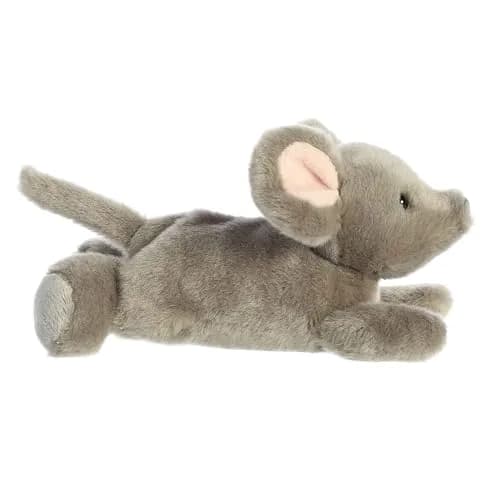 Aurora Mini Flopsie Missy Mouse Stuffed Animal 20 cm (8 Inches) | Soft, Adorable Grey Mouse Plush Toy thumbnail 3