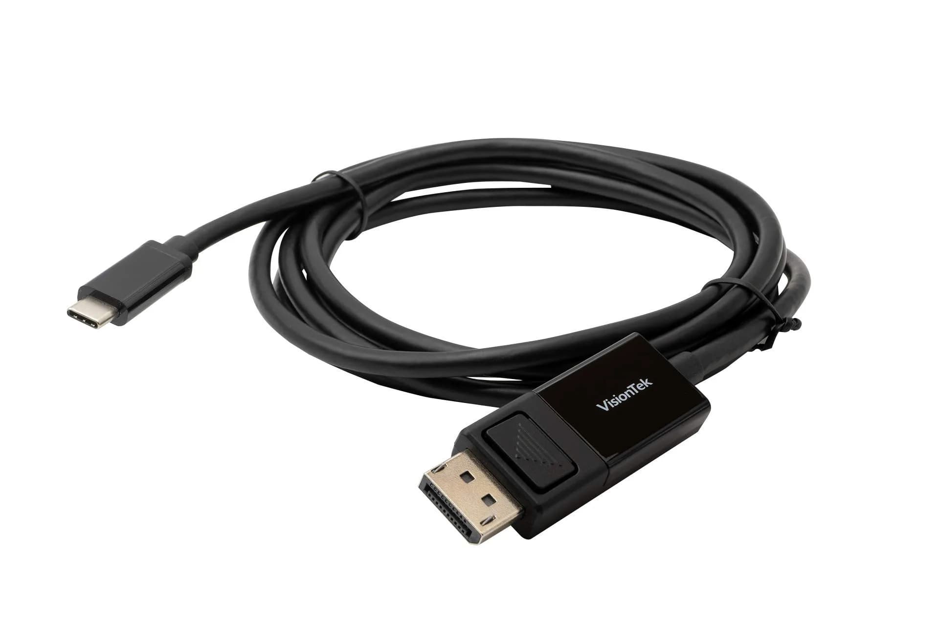 VisionTek USB-C to DisplayPort 1.4 Bi-Directional 6.56 ft | Supports 8K UHD & Thunderbolt 3