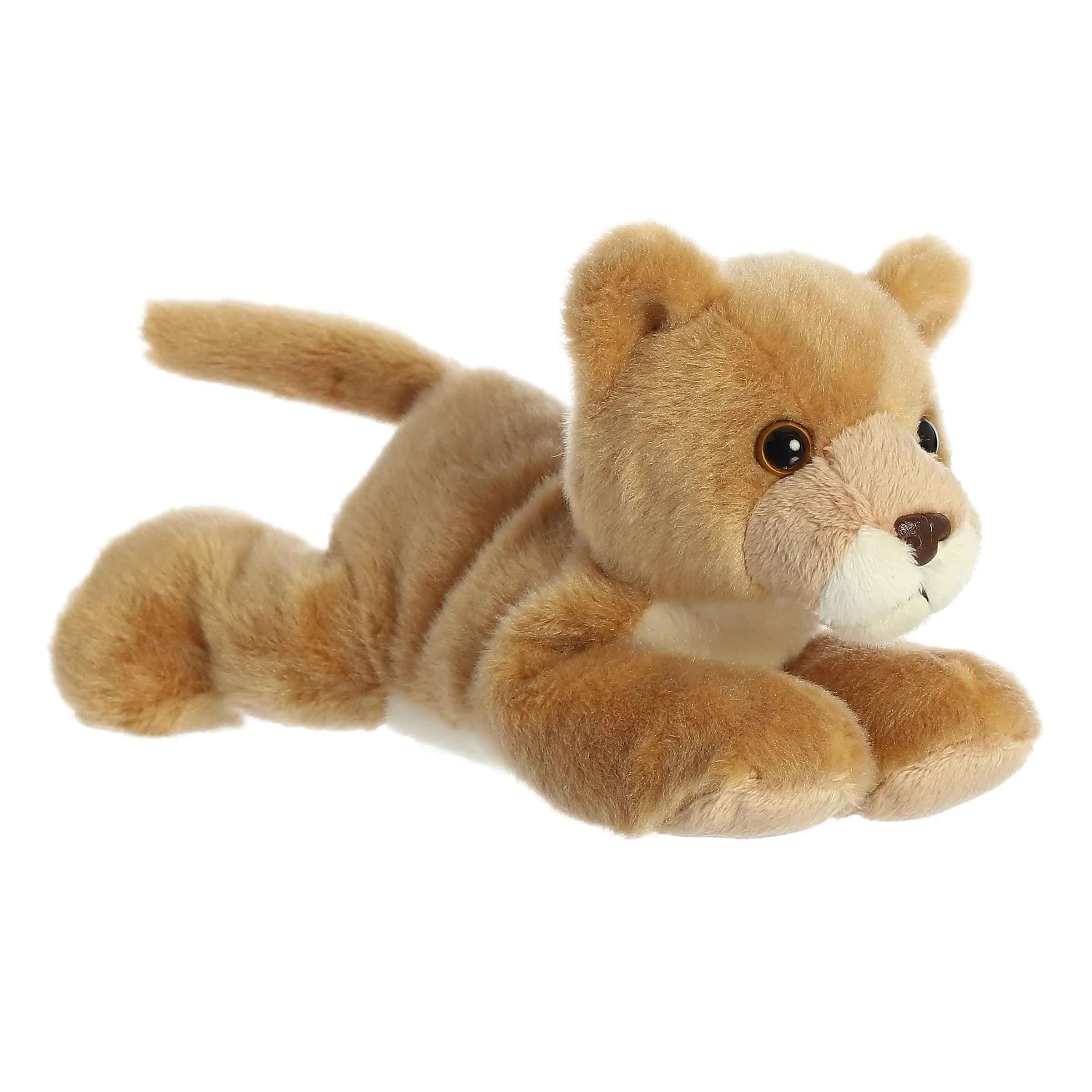 Aurora Mini Flopsie Leah Lioness Plush 21.59cm (8.5 inches) | ASTM-Tested Toy Figure — Leah Lioness™