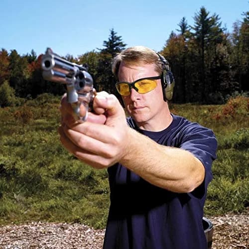 LaneTop Safety Glasses ANSI Z87.1 Impact Polycarbonate Yellow Lens | UV400 Eye Protection for Shooting Range thumbnail 5
