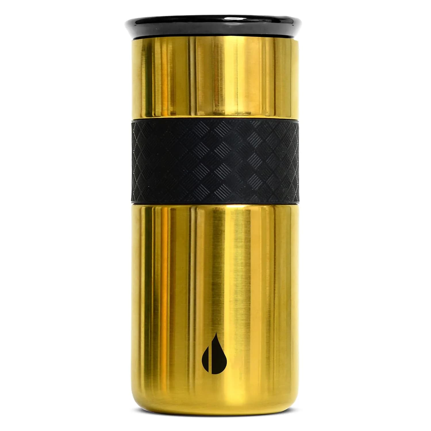 Elemental Artisan 16oz Triple-Wall Insulated Coffee Tumbler w/Ceramic Lid | Keeps Drinks Hot 6 Hrs, Cold 18 Hrs - main product image