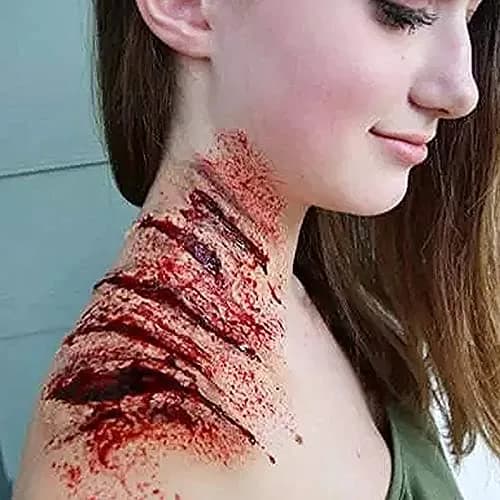MEICOLY SFX Makeup Kit with Scar Wax & Fake Blood Spray, 7-Piece Set | Realistic Wound & Scar Effects for Special Occasions thumbnail 7