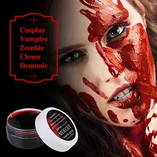 MEICOLY SFX Makeup Kit with Scar Wax & Fake Blood Spray, 7-Piece Set | Realistic Wound & Scar Effects for Special Occasions thumbnail 8