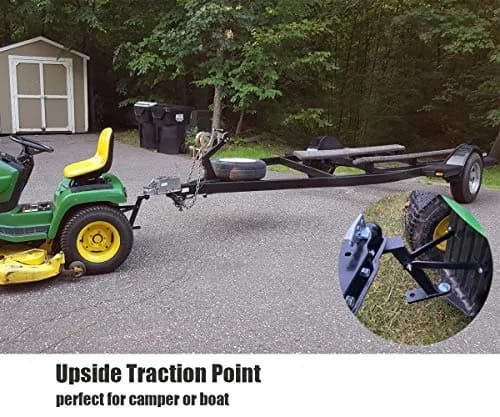 Eapele Trailer Hitch for Riding Mowers & Garden Tractors | 2.27 kg (5 lb) Solid Iron Construction thumbnail 7