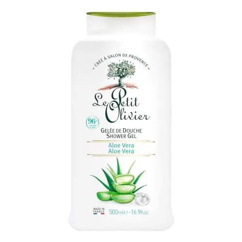 Le Petit Olivier Aloe Vera Shower Gel 16.9 Fl Oz | Moisturizing & pH Neutral for All Skin Types thumbnail 1