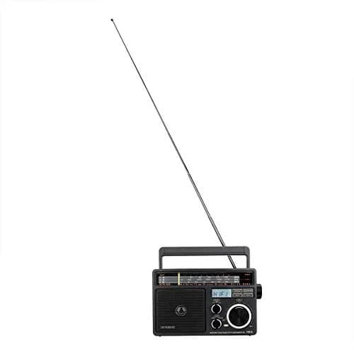 Retekess TR618 Portable AM FM Shortwave Radio with MP3 Support | Elder-Friendly Handle, Large Dial, 3.5mm Jack thumbnail 9