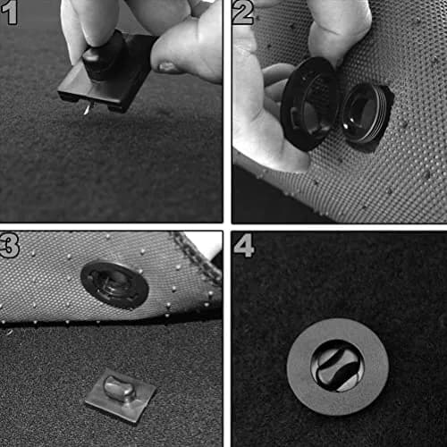 AUTOXBERT 4PCS Car Carpet Fixing Clips | Universal Impact-Resistant ABS Fasteners for Most Cars thumbnail 7