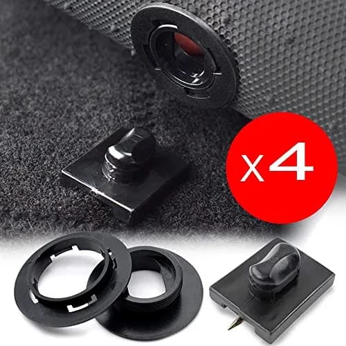 AUTOXBERT 4PCS Car Carpet Fixing Clips | Universal Impact-Resistant ABS Fasteners for Most Cars thumbnail 8