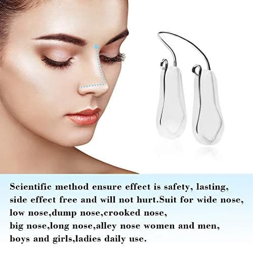 FERNIDA Nose Shaper Lifter Uplifting Clip 1 Count | Pain-Free Silicone Nose Bridge Straightener for Women, Men thumbnail 4
