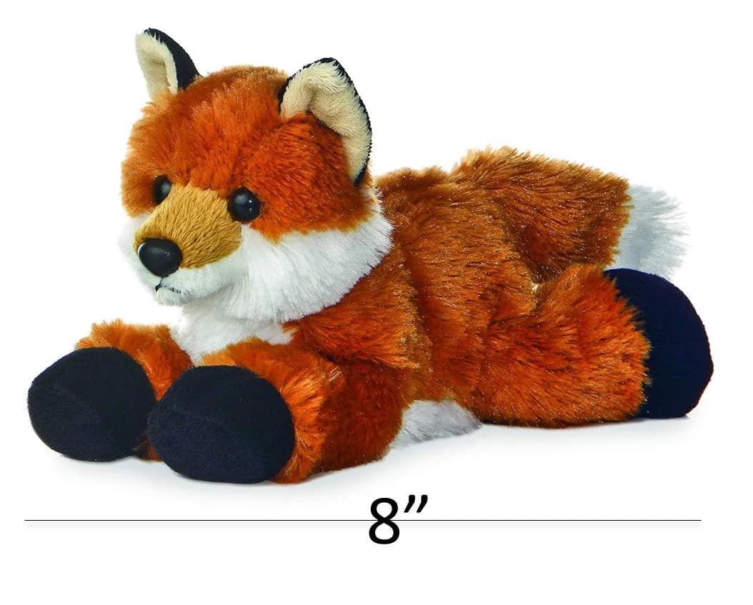 Aurora Mini Flopsi Foxxie Stuffed Animal & Finger Puppet Storybook Set, 20.3cm (8 Inches) | Soft, Cuddly Orange Fox Plush Toy for All Ages thumbnail 4