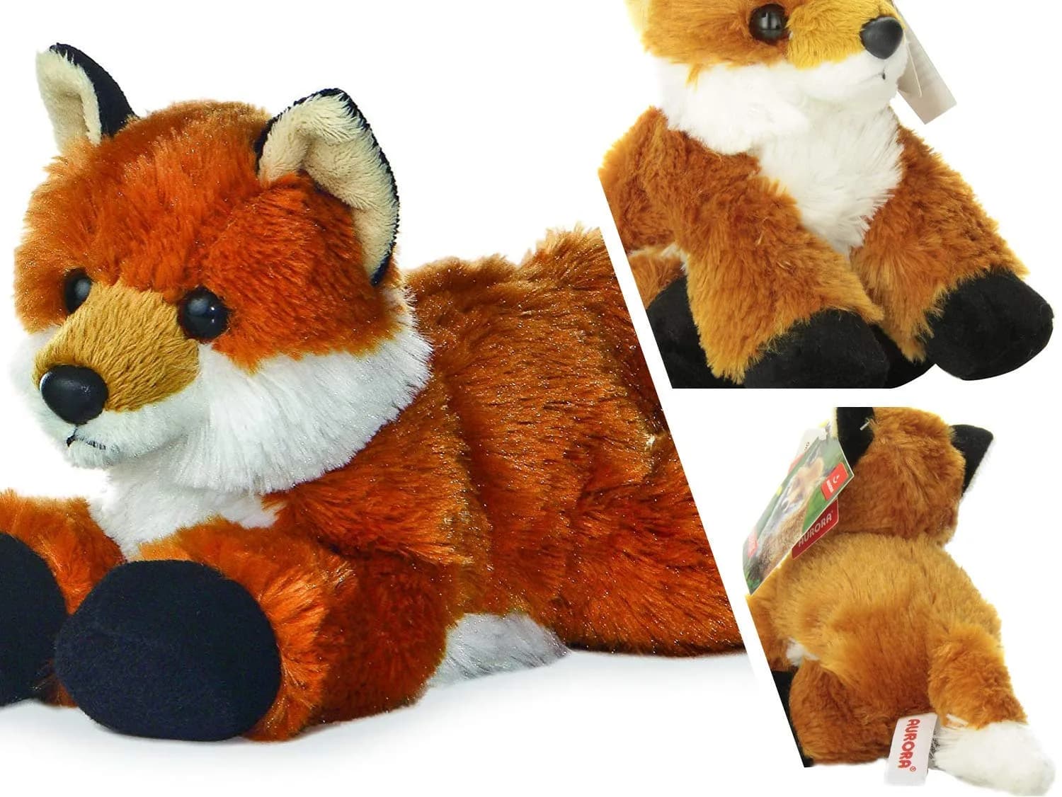 Aurora Mini Flopsi Foxxie Stuffed Animal & Finger Puppet Storybook Set, 20.3cm (8 Inches) | Soft, Cuddly Orange Fox Plush Toy for All Ages thumbnail 5