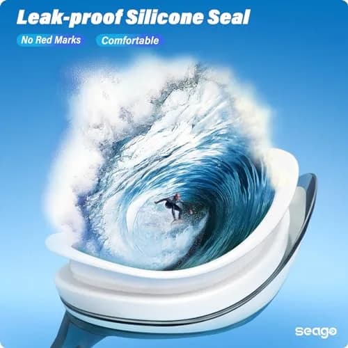 Seago Adult Swim Goggles 2-Pack | Anti-Fog, UV Protection, Leakproof thumbnail 5