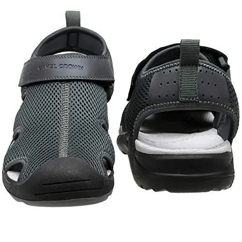 CAMEL CROWN Men's Mesh Hiking Sandals Closed-Toe Beach Sandal for Athletic Outdoor Summer Waterproof | Breathable, Adjustable, Waterproof thumbnail 3