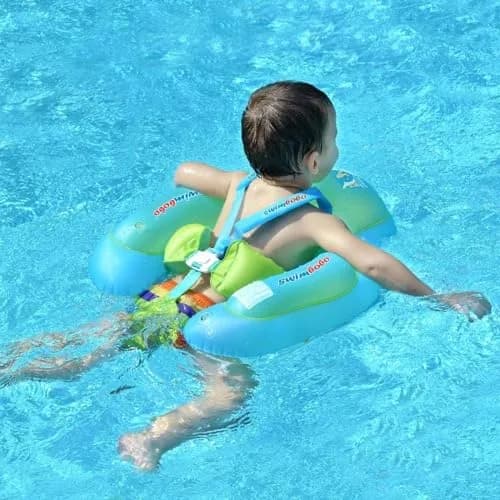 Swimbobo Baby Swimming Float Ring L (57cm Outer Diameter) | Dual Airbags, Safety Support Bottom thumbnail 2