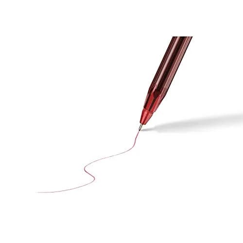 BIC Crystal Exact Fine Point Pens (0.7 mm) - Red, Box of 20 | Precise Writing for Office & School thumbnail 4