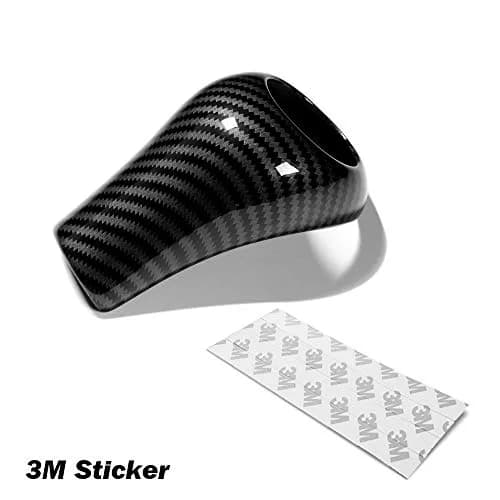 CHARMINGHORSE Carbon Fiber Gear Shift Knob Cover Sticker for Mercedes-Benz W204 W212 A G E C CLS | Stylish & Durable thumbnail 4