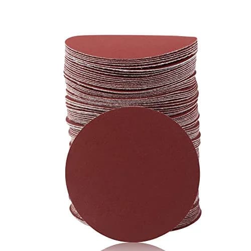 SPEEDWOX 3 Inch 600 Grit Sanding Discs Hook and Loop No Hole Aluminum Oxide Abrasive Discs (100-Pack, Red) thumbnail 1