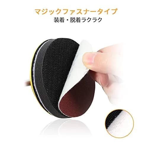 SPEEDWOX 3" 120 Grit Sanding Discs Hook and Loop No Hole Sandpaper 100-Pack | Aluminum Oxide Abrasive for Wood Metal Glass thumbnail 4