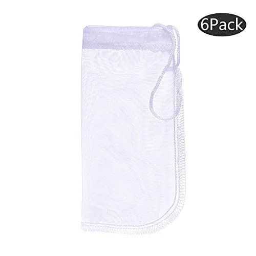 ALEGI 6 Pack Extra Fine Aquarium Filter Media Bags 7.5"×3.6" | Reusable, 180 Micron Mesh for Fine Resins thumbnail 2