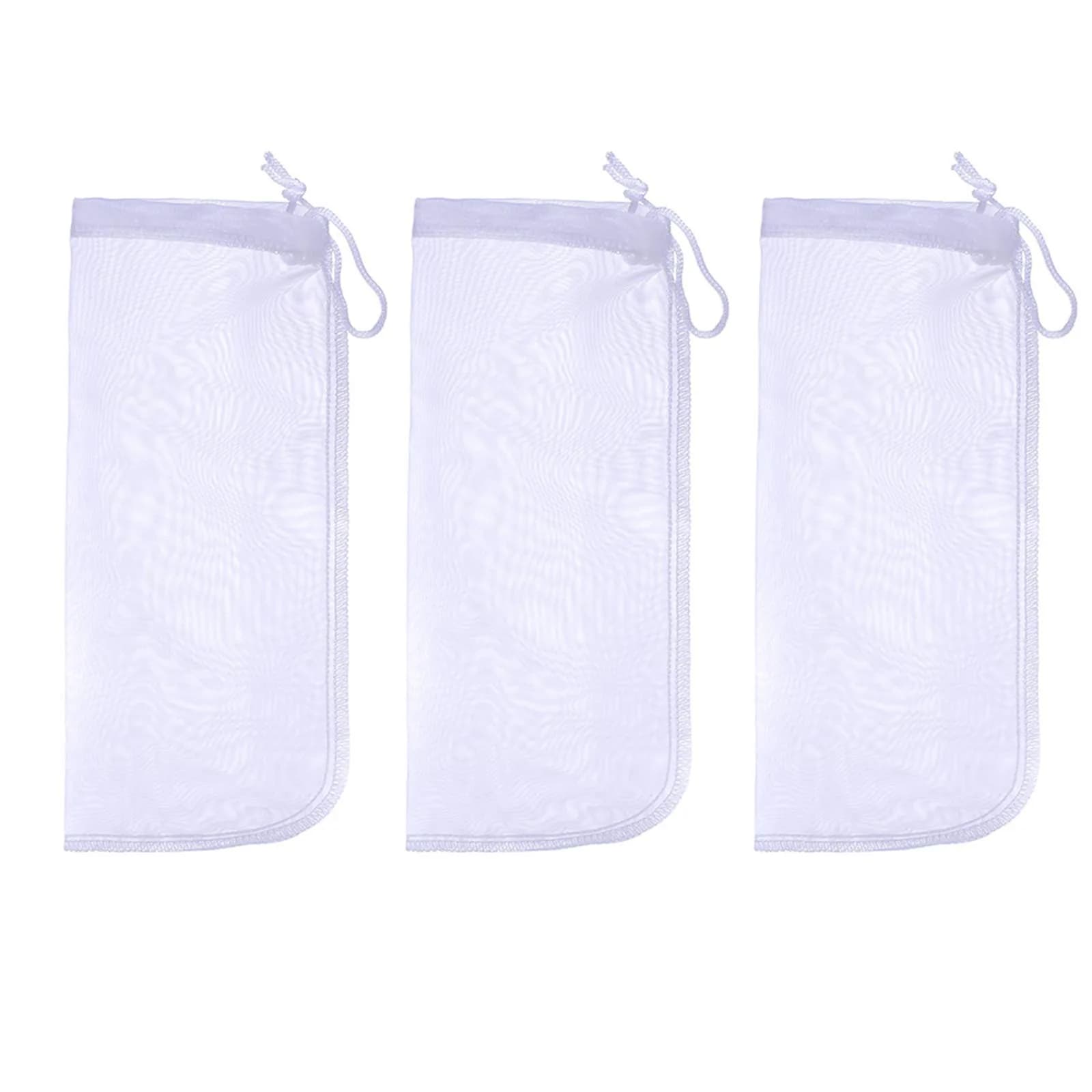 ALEGI 180 Micron Extra Fine Aquarium Filter Media Bag 10" x 3.9" | Reusable, Fine Mesh for Chemical Filtration