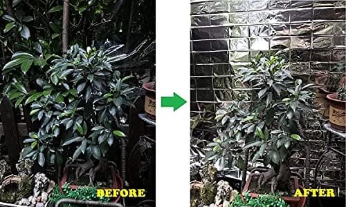 NAVAdeal Silver Highly Reflective Mylar Film 6 Pack 210cm x 120cm (82" x 47") | Increase Plant Growth thumbnail 6
