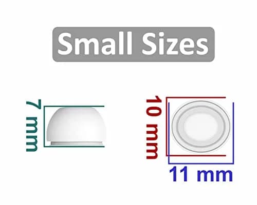 IiEXCEL Small Size Replacement Silicone Rubber Eartips for AirPods Pro | Comfortable, Durable & Sound-Enhancing thumbnail 2