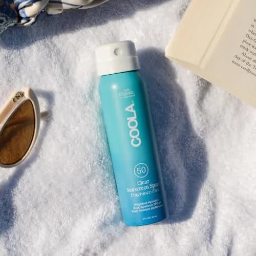 COOLA Clear Sunscreen Spray SPF 50, Fragrance Free, 59ml (2 fl oz) | Broad Spectrum UVA/UVB Protection thumbnail 2