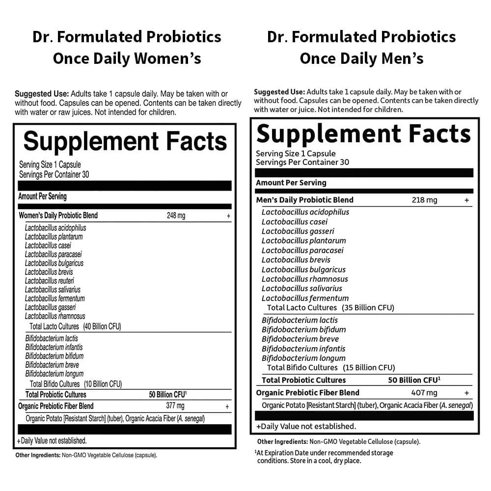 Garden of Life Dr. Formulated Probiotic Bundle for Men & Women (50 Billion CFU, 2x30 Capsules) | Gut Health & Immunity Support thumbnail 5