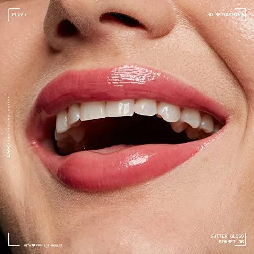 NYX PROFESSIONAL MAKEUP Butter Gloss Lip Gloss - Sorbet (Vibrant Coral) 8ml (0.27 Fl Oz) | Sheer to Medium Coverage thumbnail 9