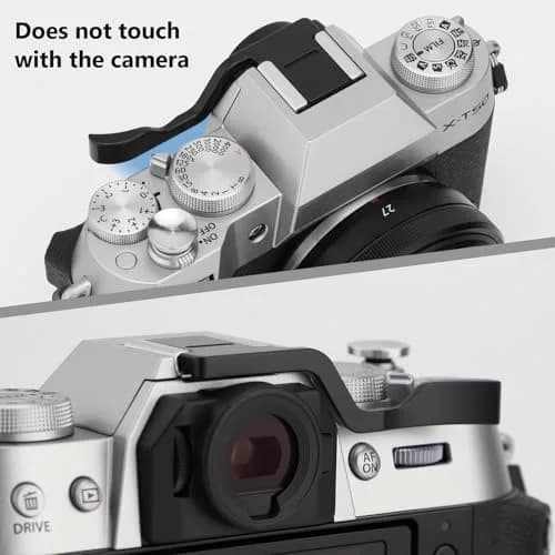 Haoge THB-XT30B Metal Hot Shoe Thumb Up Rest Hand Grip for Fujifilm XT50 XT30III Fuji X-T10 X-T20 X-T30 XT10 XT20 XT30 II III Camera Black thumbnail 2