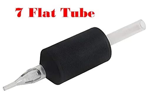 Tatmax International Flat Tip Tattoo Disposable Clear Tube Grips 20 Count (Pack of 1) | 1 Inch Tubes for Standard Tattoo Machines thumbnail 3