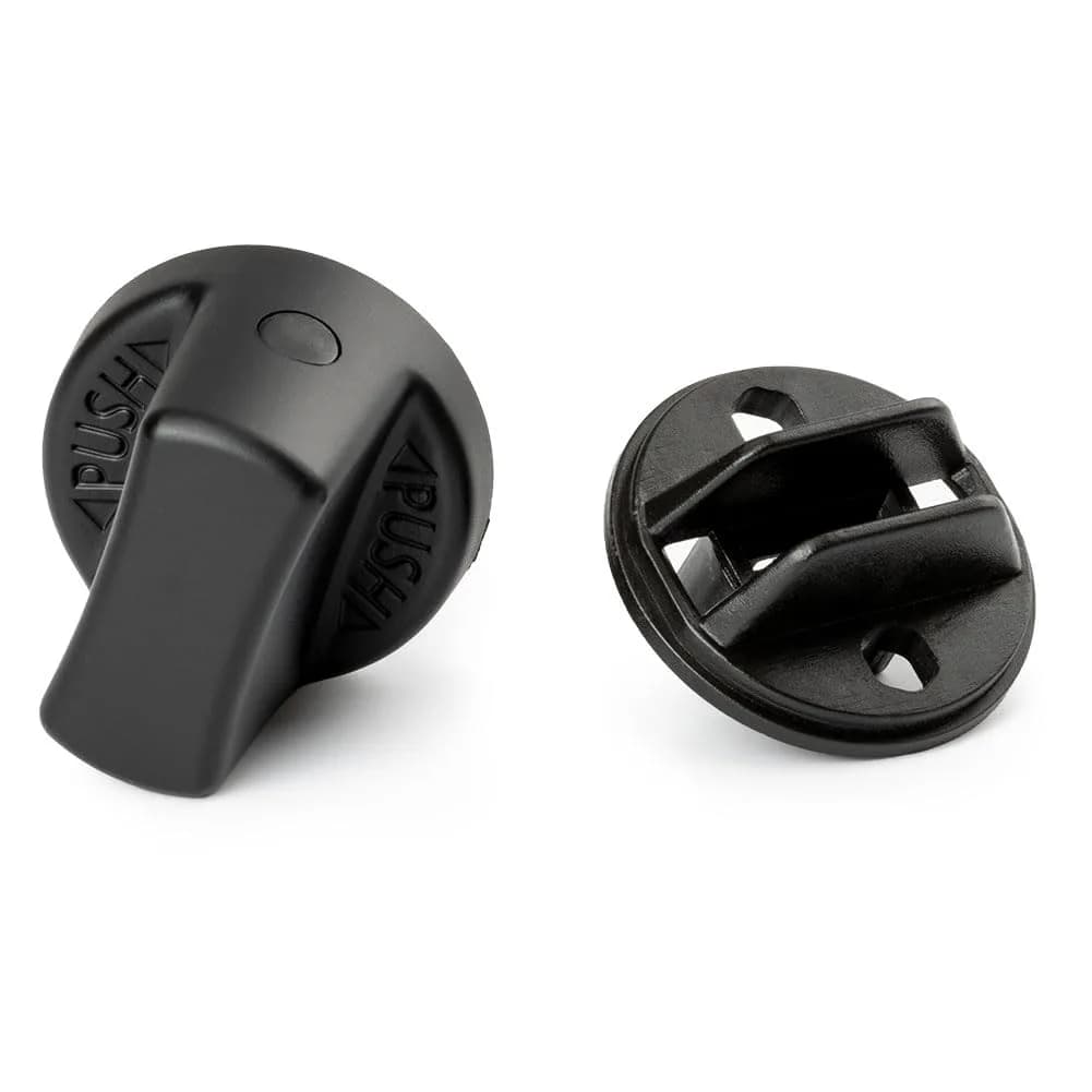 FANHAY Keyless Ignition Knob Push Turn Key Start Switch for Mitsubishi Outlander & Lancer | 12V Metal Black — Black